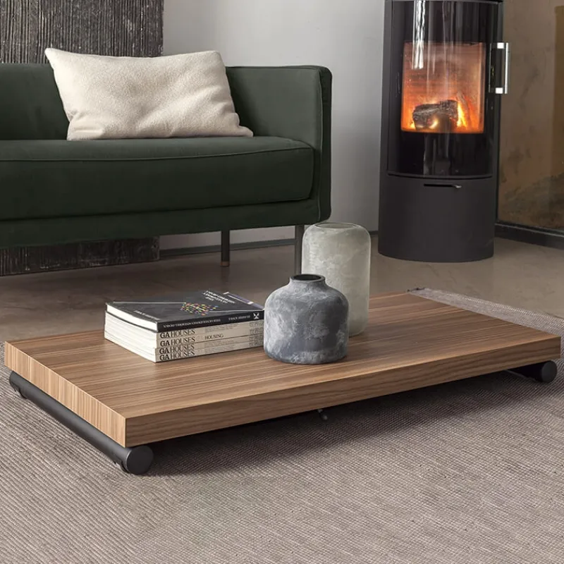 Altacom Géniale Table basse relevable petit espace en mélaminé> Table De Salon|Table Pour Petit Espace