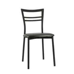 Go 1419 Chaise de cuisine rembourrée en synthétique et métal><noscript><img width=