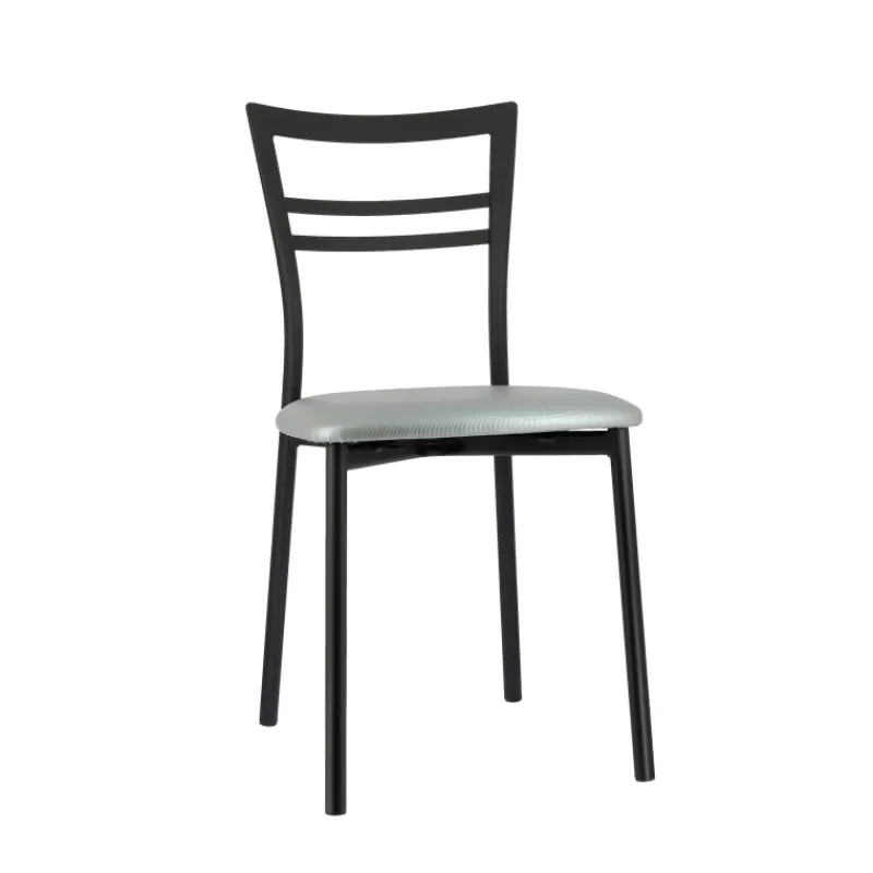 Go 1419 Chaise de cuisine rembourrée en synthétique et métal> Chaise De Cuisine