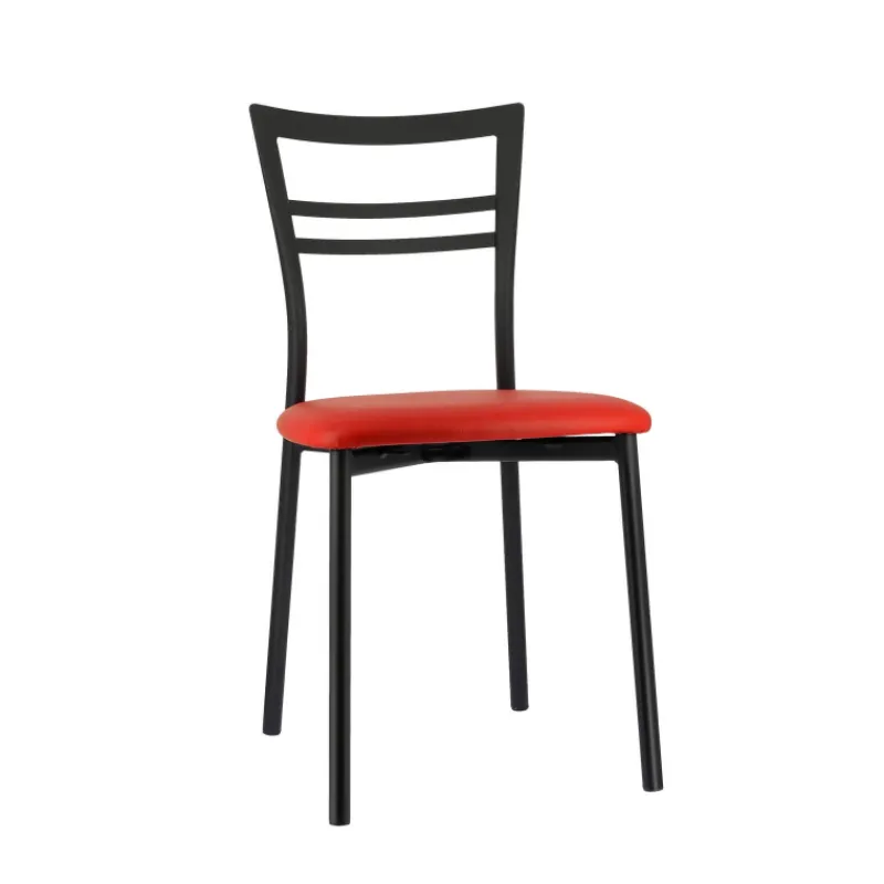 Go 1419 Chaise de cuisine rembourrée en synthétique et métal> Chaise De Cuisine