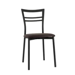 Go 1419 Chaise de cuisine rembourrée en synthétique et métal><noscript><img width=