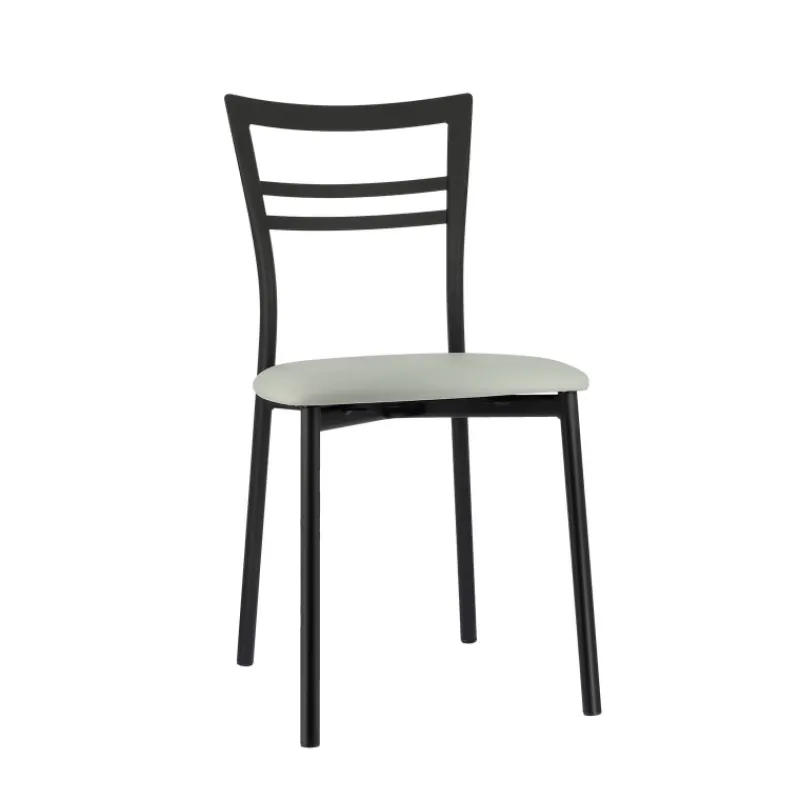 Go 1419 Chaise de cuisine rembourrée en synthétique et métal> Chaise De Cuisine