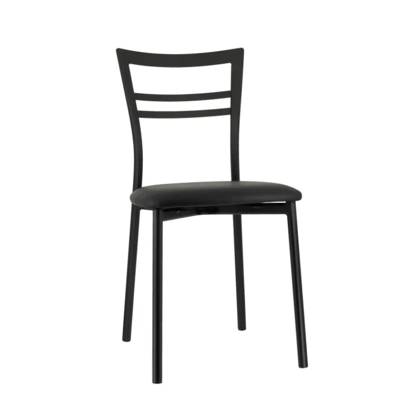 Go 1419 Chaise de cuisine rembourrée en synthétique et métal> Chaise De Cuisine