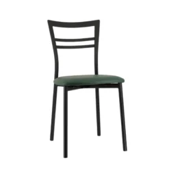 Go 1419 Chaise de cuisine rembourrée en synthétique et métal><noscript><img width=