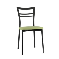 Go 1419 Chaise de cuisine rembourrée en synthétique et métal><noscript><img width=