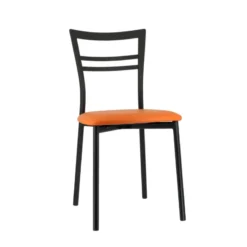 Go 1419 Chaise de cuisine rembourrée en synthétique et métal><noscript><img width=