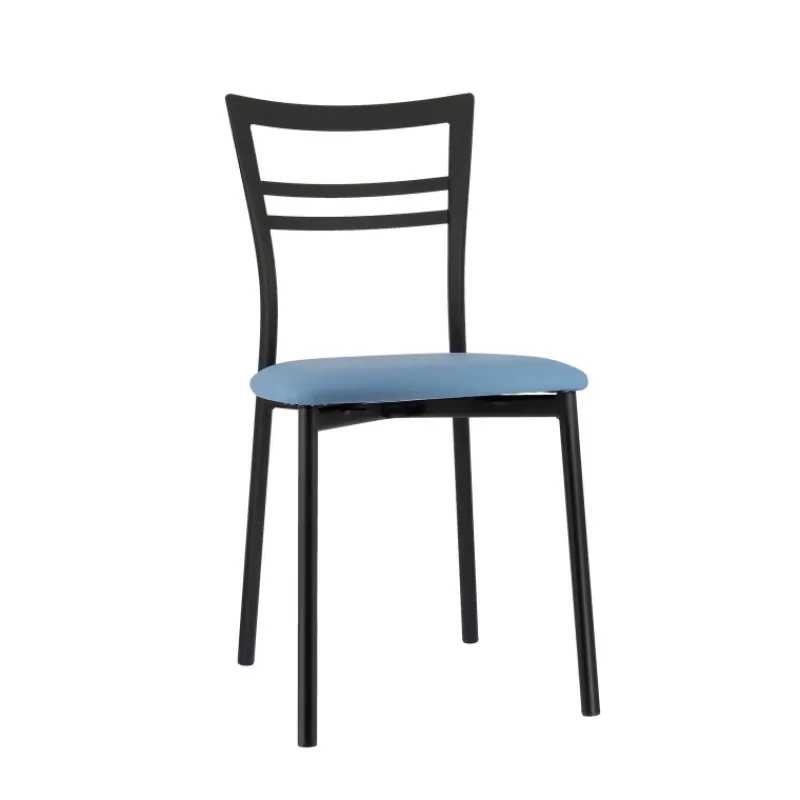 Go 1419 Chaise de cuisine rembourrée en synthétique et métal> Chaise De Cuisine
