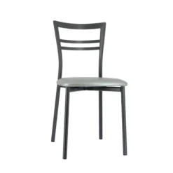 Go 1419 Chaise de cuisine rembourrée en synthétique et métal><noscript><img width=