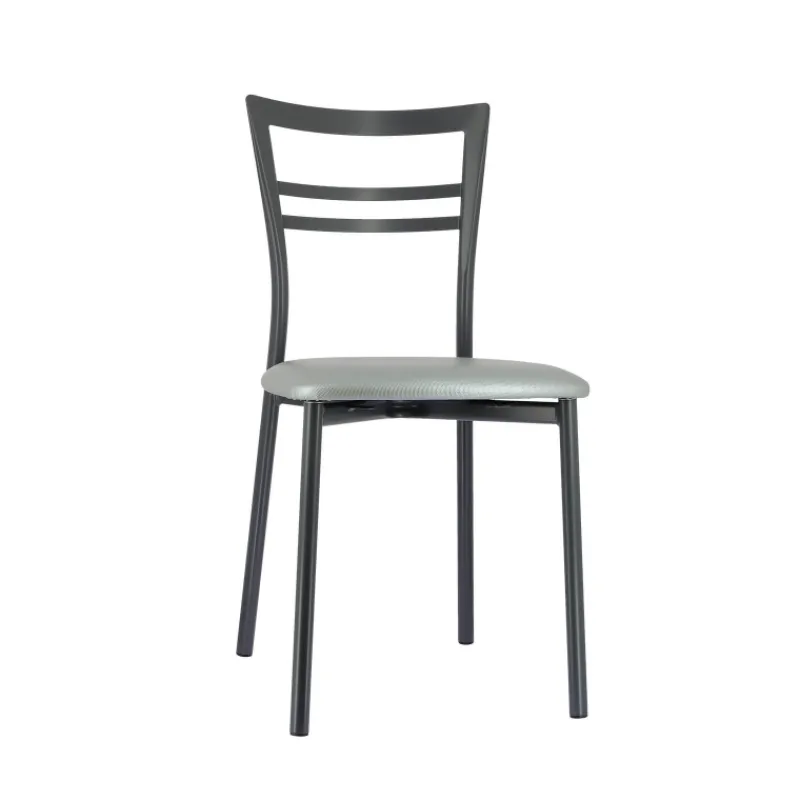 Go 1419 Chaise de cuisine rembourrée en synthétique et métal> Chaise De Cuisine