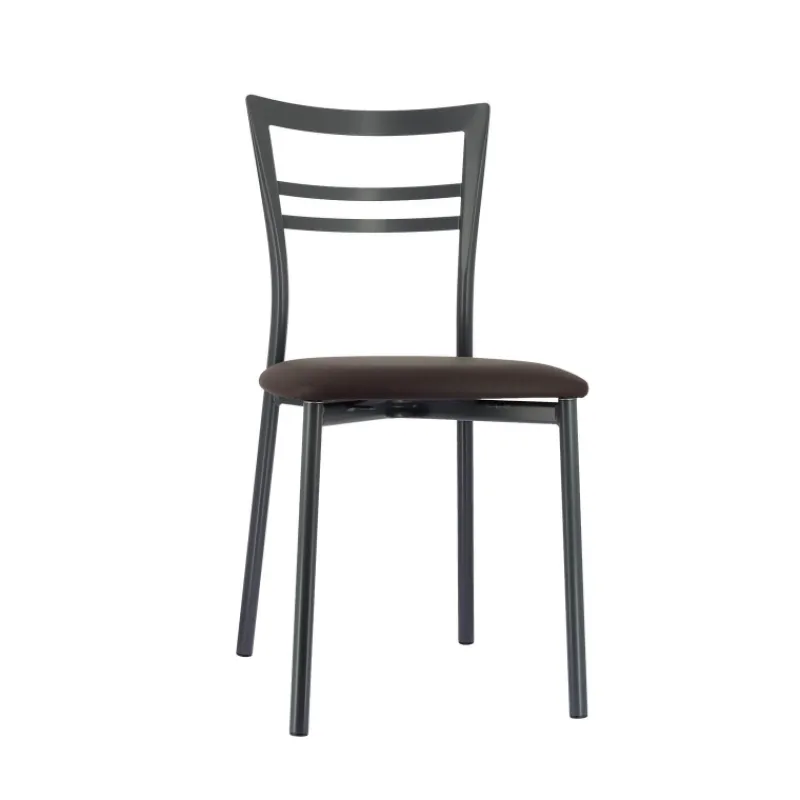 Go 1419 Chaise de cuisine rembourrée en synthétique et métal> Chaise De Cuisine