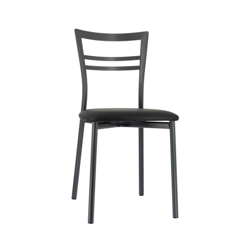 Go 1419 Chaise de cuisine rembourrée en synthétique et métal> Chaise De Cuisine