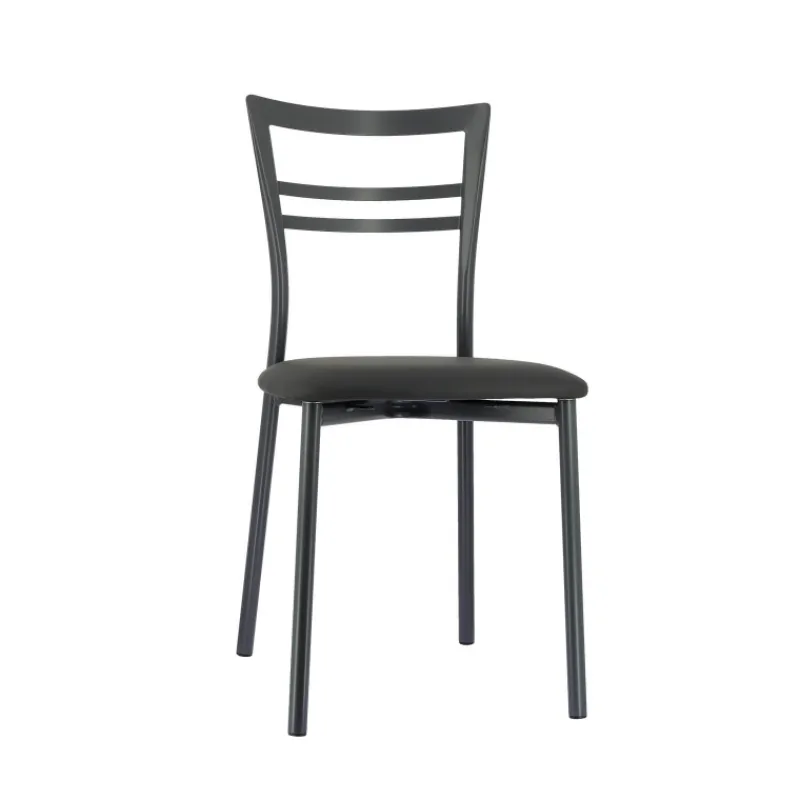 Go 1419 Chaise de cuisine rembourrée en synthétique et métal> Chaise De Cuisine