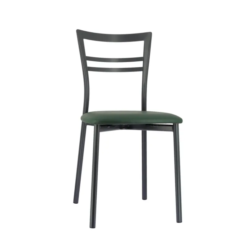 Go 1419 Chaise de cuisine rembourrée en synthétique et métal> Chaise De Cuisine