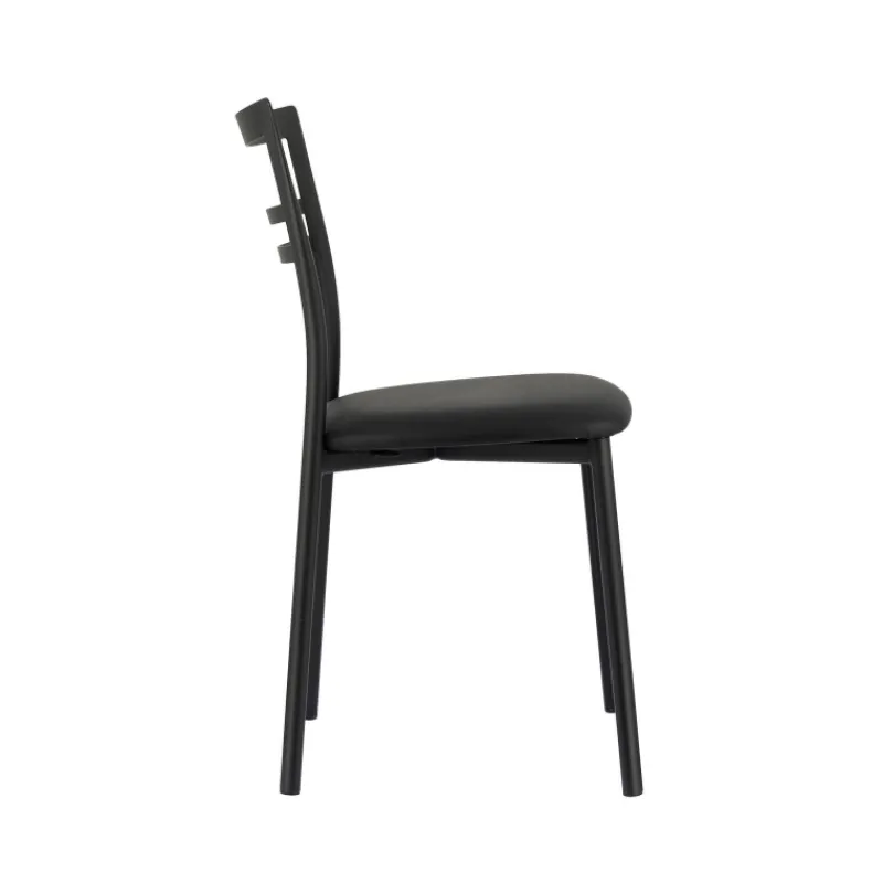 Go 1419 Chaise de cuisine rembourrée en synthétique et métal> Chaise De Cuisine