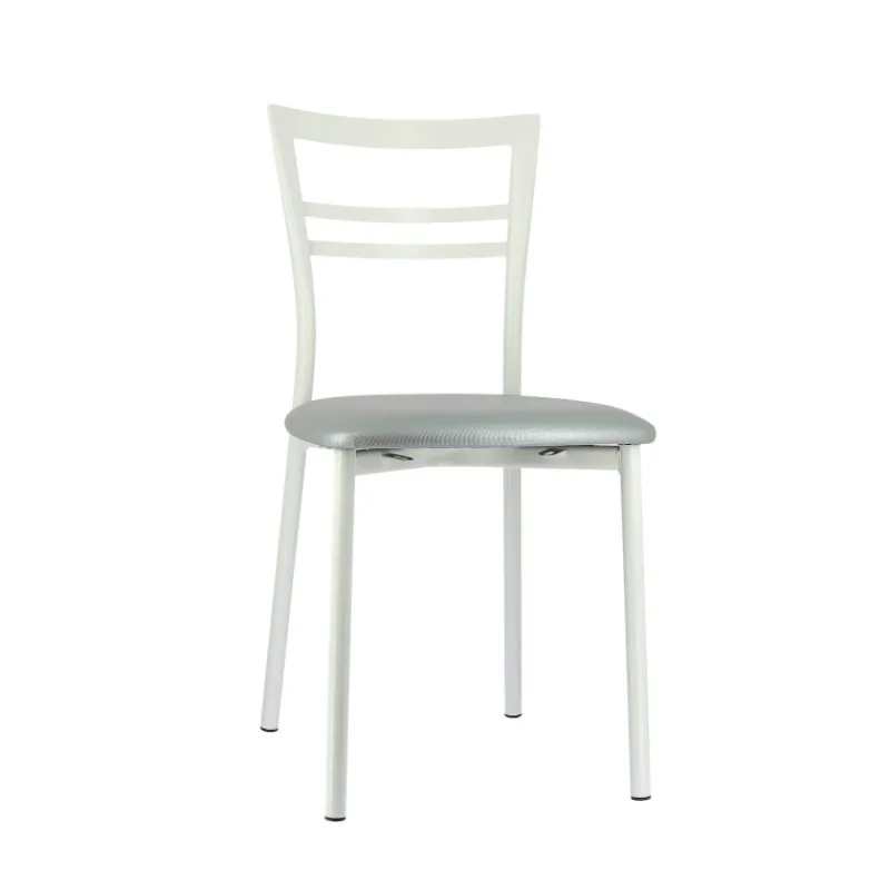 Go 1419 Chaise de cuisine rembourrée en synthétique et métal> Chaise De Cuisine