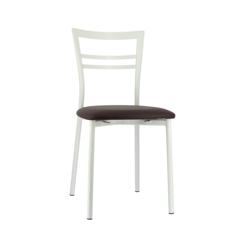 Go 1419 Chaise de cuisine rembourrée en synthétique et métal> Chaise De Cuisine