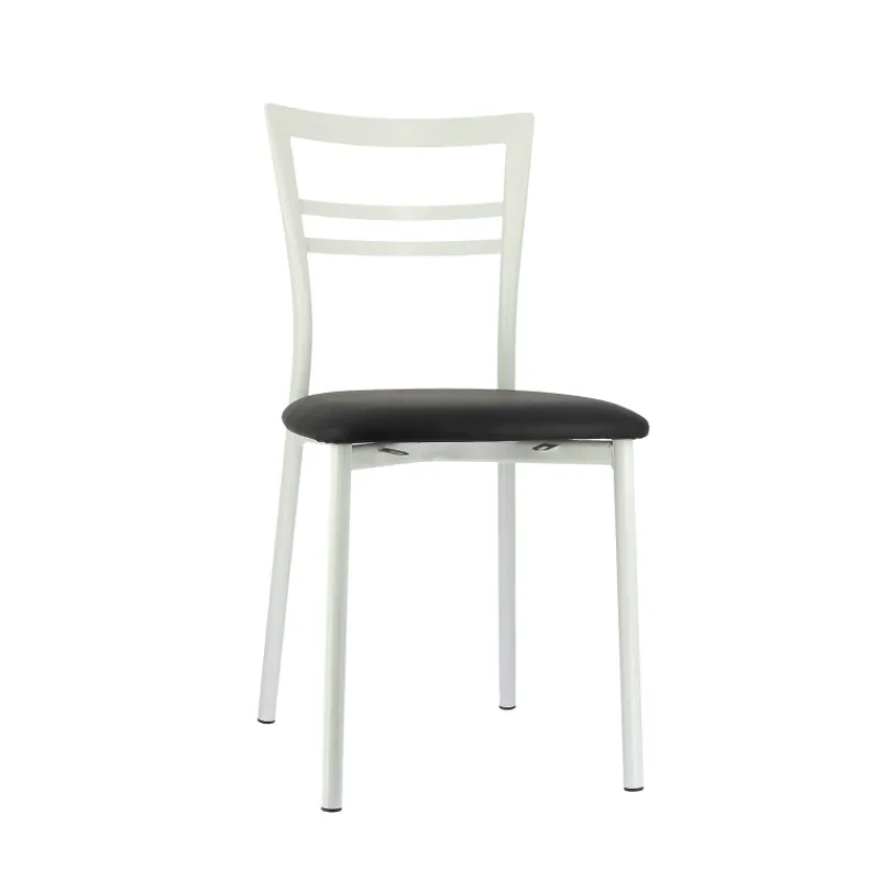 Go 1419 Chaise de cuisine rembourrée en synthétique et métal> Chaise De Cuisine