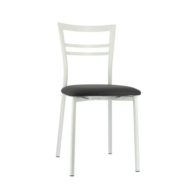 Go 1419 Chaise de cuisine rembourrée en synthétique et métal> Chaise De Cuisine