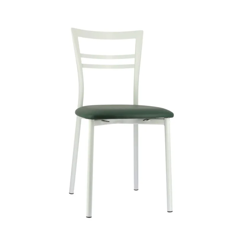 Go 1419 Chaise de cuisine rembourrée en synthétique et métal> Chaise De Cuisine