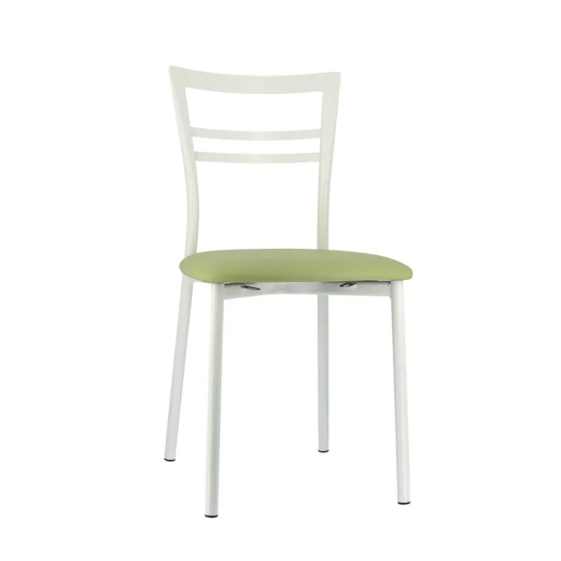 Go 1419 Chaise de cuisine rembourrée en synthétique et métal> Chaise De Cuisine