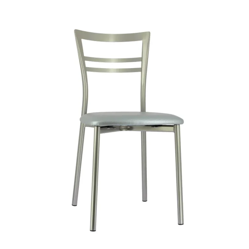 Go 1419 Chaise de cuisine rembourrée en synthétique et métal> Chaise De Cuisine