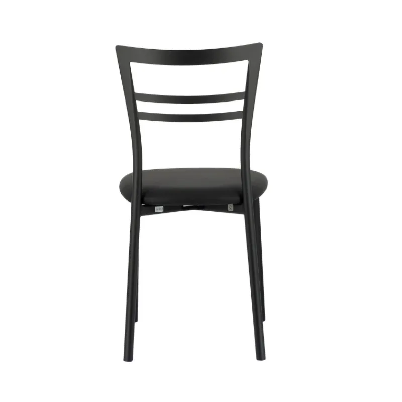 Go 1419 Chaise de cuisine rembourrée en synthétique et métal> Chaise De Cuisine