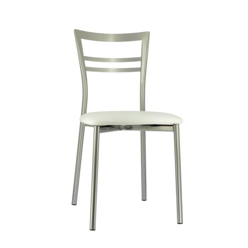 Go 1419 Chaise de cuisine rembourrée en synthétique et métal> Chaise De Cuisine