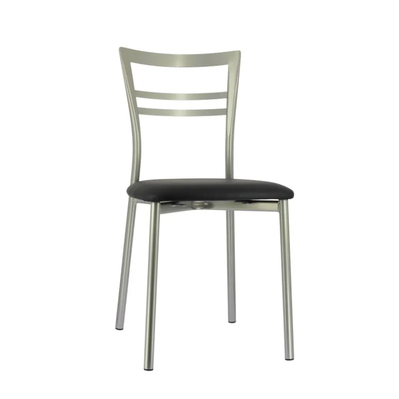Go 1419 Chaise de cuisine rembourrée en synthétique et métal> Chaise De Cuisine