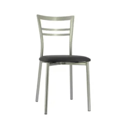 Go 1419 Chaise de cuisine rembourrée en synthétique et métal><noscript><img width=
