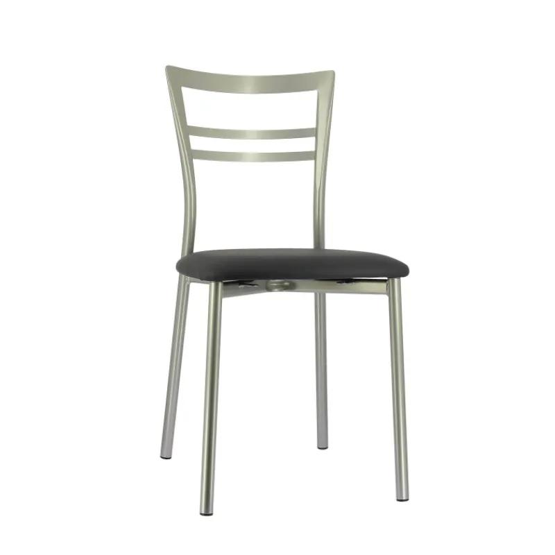 Go 1419 Chaise de cuisine rembourrée en synthétique et métal> Chaise De Cuisine