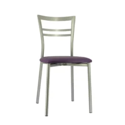 Go 1419 Chaise de cuisine rembourrée en synthétique et métal><noscript><img width=