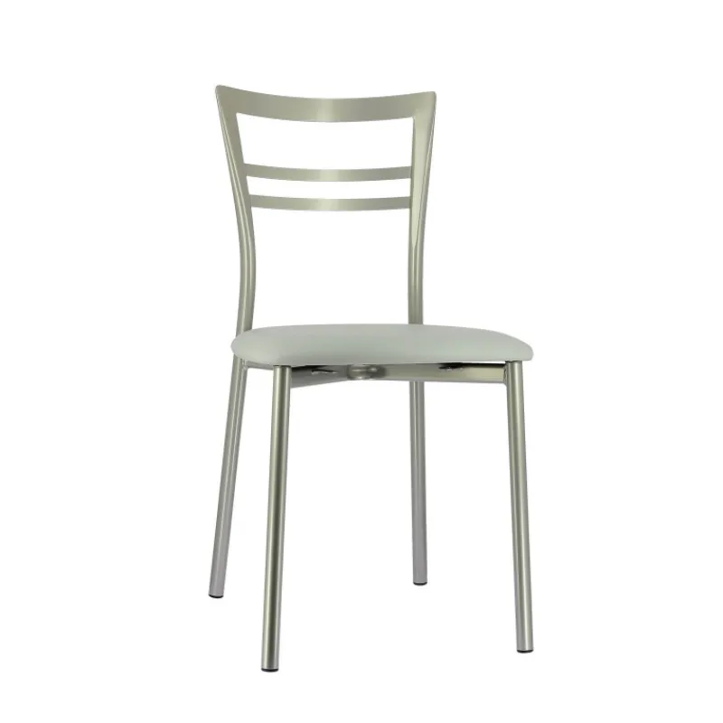 Go 1419 Chaise de cuisine rembourrée en synthétique et métal> Chaise De Cuisine