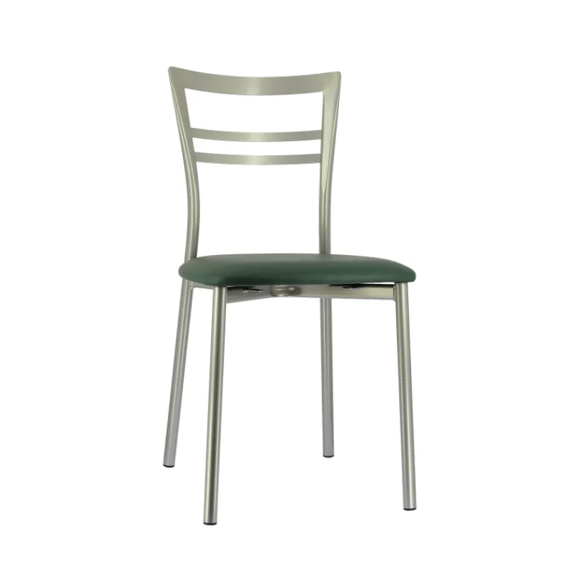 Go 1419 Chaise de cuisine rembourrée en synthétique et métal> Chaise De Cuisine