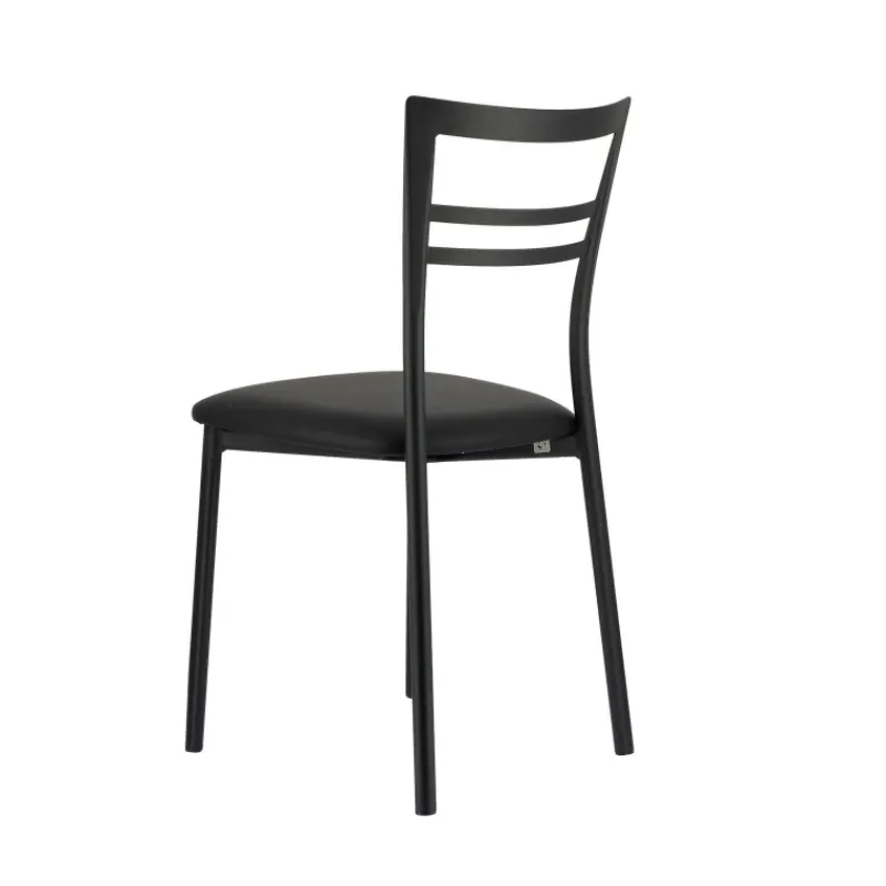 Go 1419 Chaise de cuisine rembourrée en synthétique et métal> Chaise De Cuisine