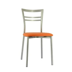 Go 1419 Chaise de cuisine rembourrée en synthétique et métal><noscript><img width=