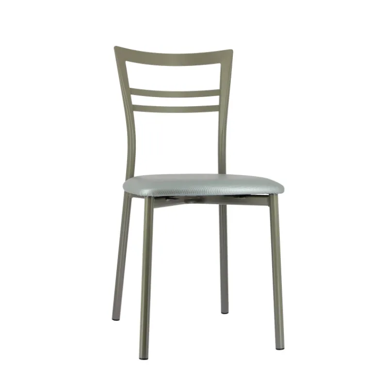 Go 1419 Chaise de cuisine rembourrée en synthétique et métal> Chaise De Cuisine