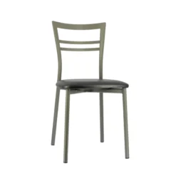 Go 1419 Chaise de cuisine rembourrée en synthétique et métal><noscript><img width=
