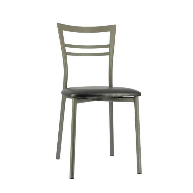 Go 1419 Chaise de cuisine rembourrée en synthétique et métal> Chaise De Cuisine