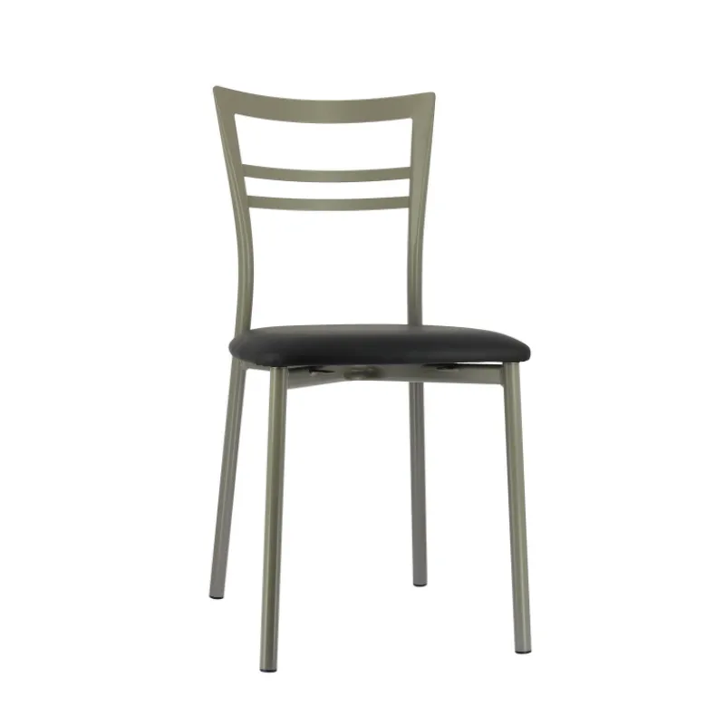 Go 1419 Chaise de cuisine rembourrée en synthétique et métal> Chaise De Cuisine