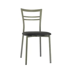 Go 1419 Chaise de cuisine rembourrée en synthétique et métal><noscript><img width=