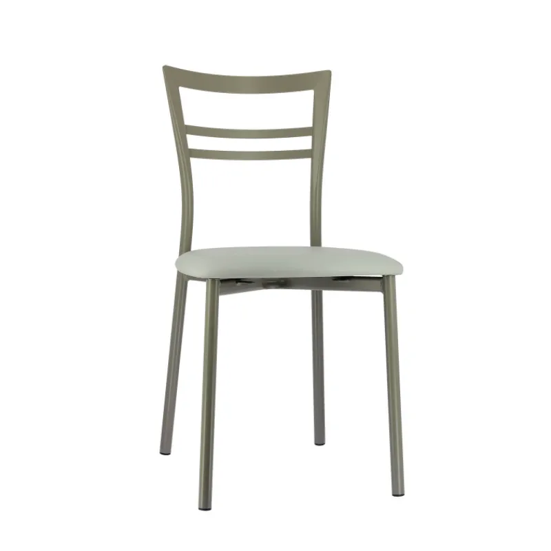 Go 1419 Chaise de cuisine rembourrée en synthétique et métal> Chaise De Cuisine