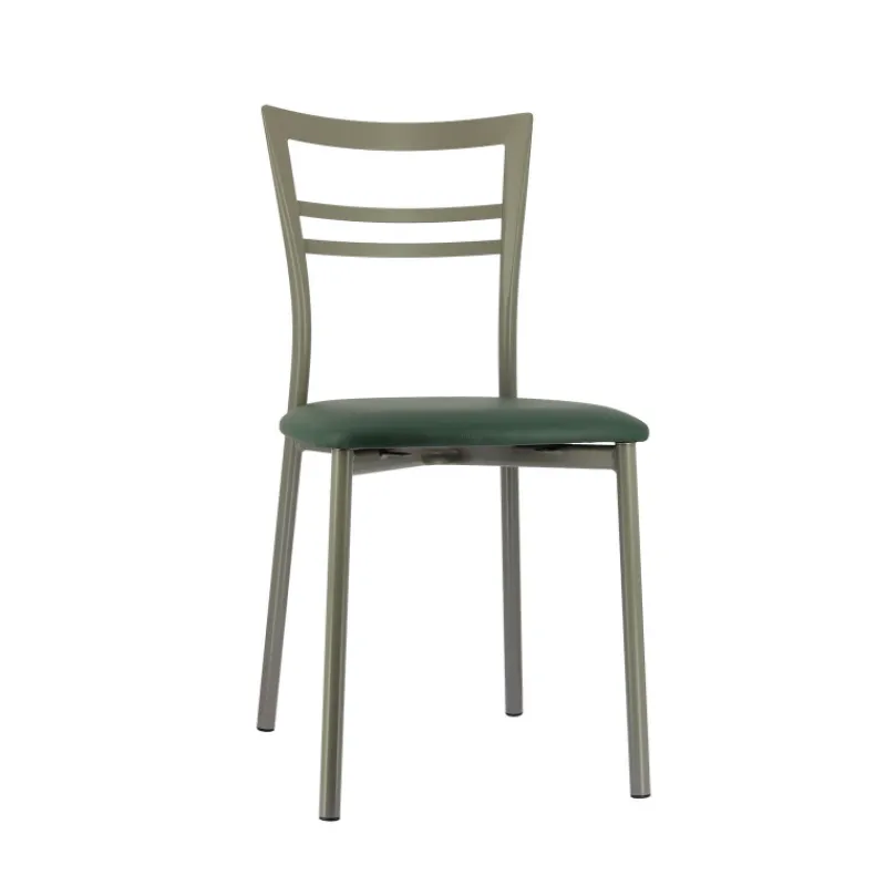 Go 1419 Chaise de cuisine rembourrée en synthétique et métal> Chaise De Cuisine