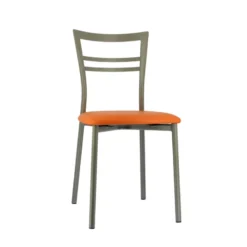 Go 1419 Chaise de cuisine rembourrée en synthétique et métal><noscript><img width=