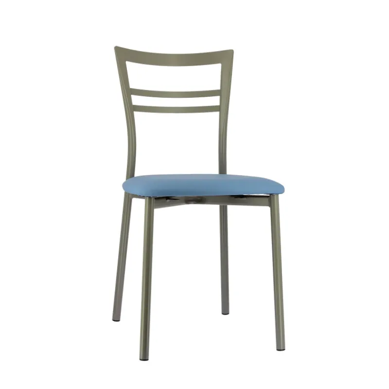 Go 1419 Chaise de cuisine rembourrée en synthétique et métal> Chaise De Cuisine