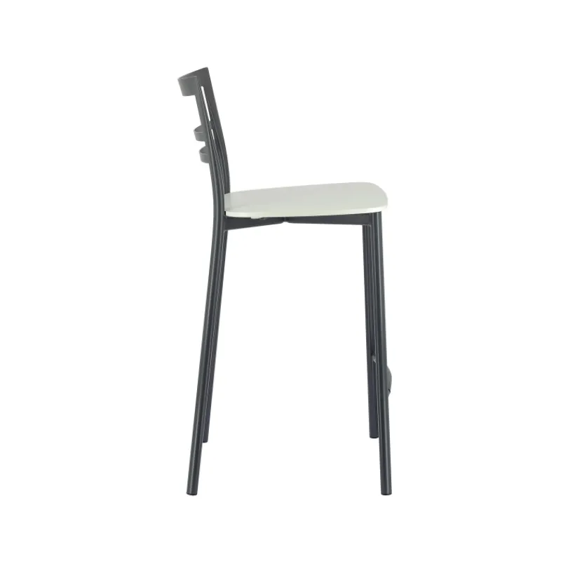 Go Clip Connubia® Tabouret snack contemporain en métal et multiplis bois> Tabouret Snack (assise +/- 65 Cm)|Tabouret De Bar (assise +/- 80 Cm)
