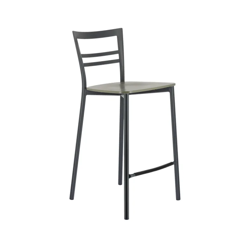 Go Clip Connubia® Tabouret snack contemporain en métal et multiplis bois> Tabouret Snack (assise +/- 65 Cm)|Tabouret De Bar (assise +/- 80 Cm)