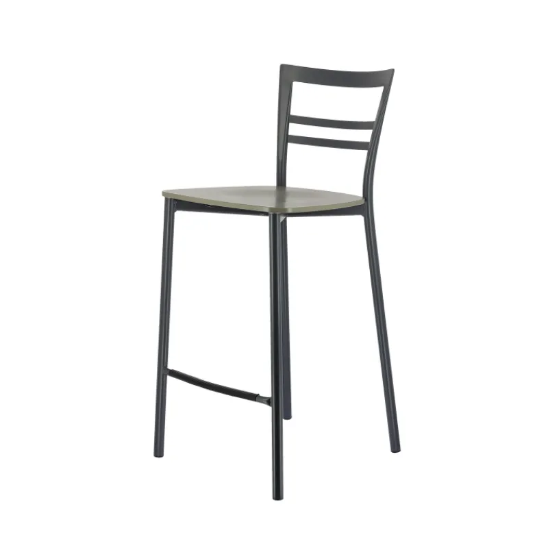 Go Clip Connubia® Tabouret snack contemporain en métal et multiplis bois> Tabouret Snack (assise +/- 65 Cm)|Tabouret De Bar (assise +/- 80 Cm)