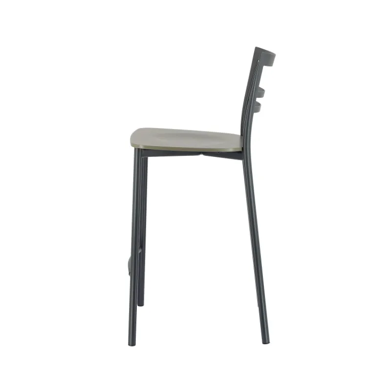 Go Clip Connubia® Tabouret snack contemporain en métal et multiplis bois> Tabouret Snack (assise +/- 65 Cm)|Tabouret De Bar (assise +/- 80 Cm)