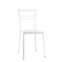 Go Connubia® Chaise contemporaine en métal et assise multiplis bois><noscript><img width=