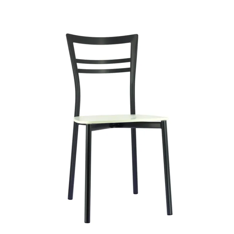 Go Connubia® Chaise contemporaine en métal et assise multiplis bois> Chaise De Cuisine|Chaise De Salle à Manger